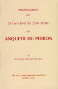 Translation of Extracts from the Zend Avesta