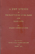 A Few Events in The Early History of the Parsis and Their Dates
