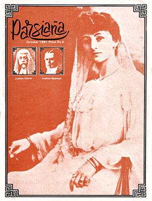 Cover of Parsiana, October 1, 1981