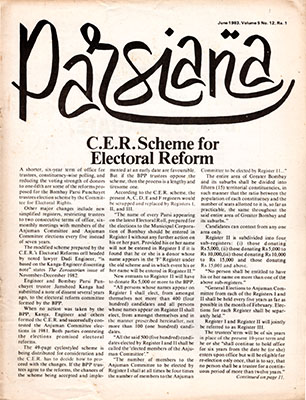 Cover of Parsiana, June 1983