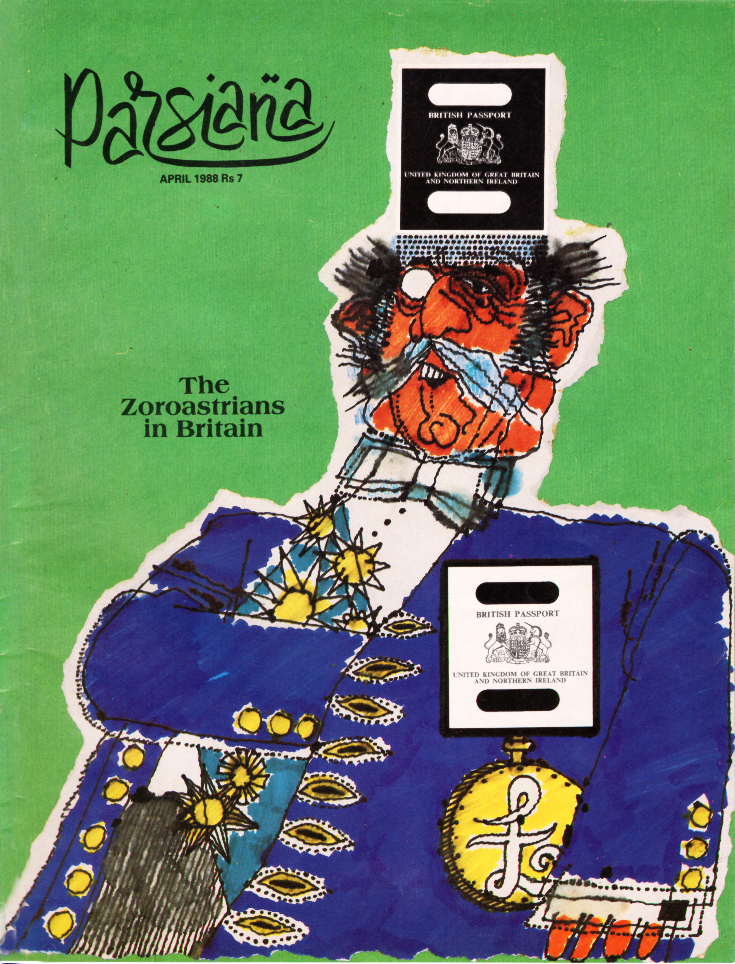 Cover of Parsiana, April 1988
