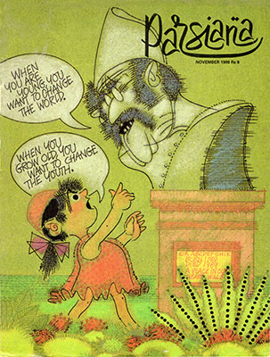Cover of Parsiana, November 1989