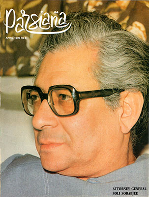Cover of Parsiana, April 1990