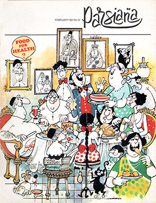 Cover of Parsiana, February 1991